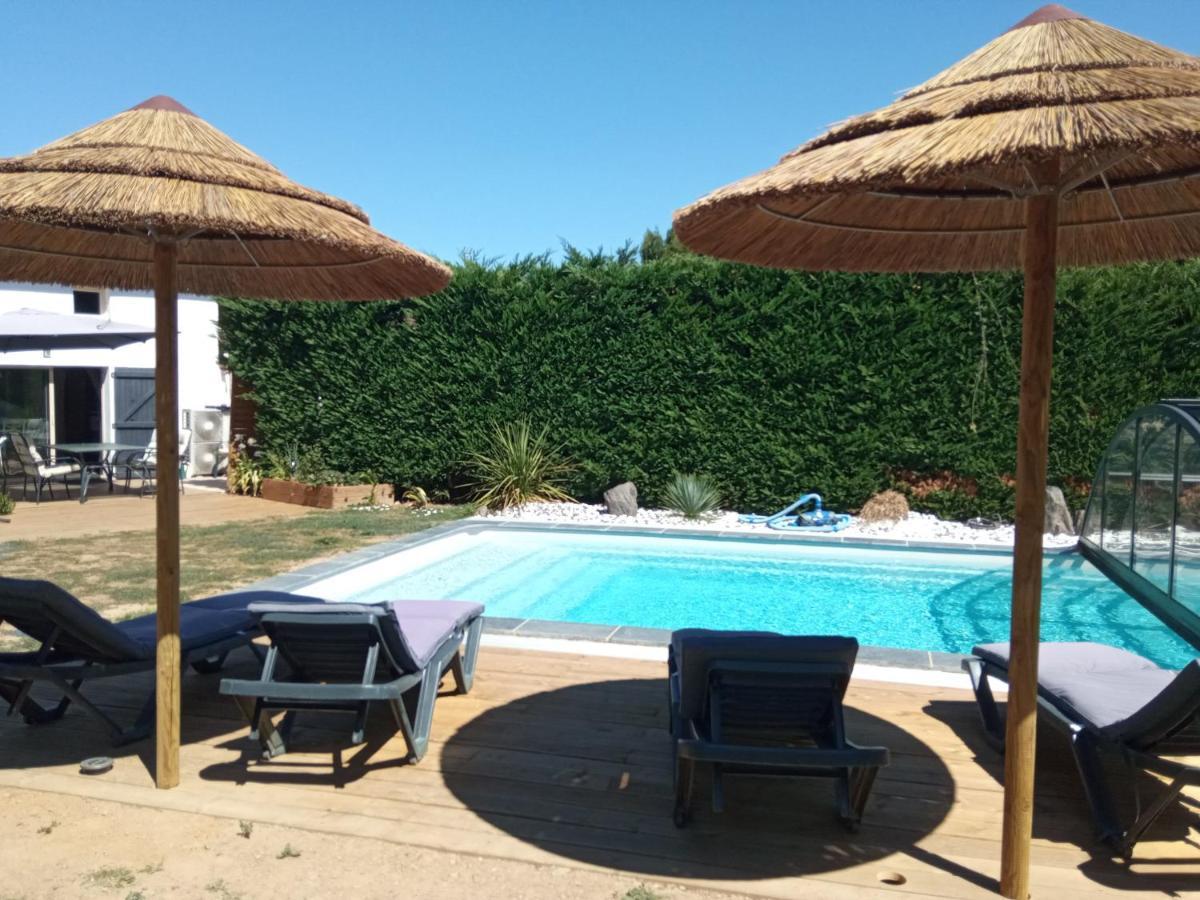 Bed and Breakfast Mas Des Vignes Piscine Chauffee Le Champ-Saint-Pere Zewnętrze zdjęcie
